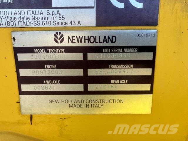 New Holland LB115 RENDEGRAVER Екскаватори-навантажувачі