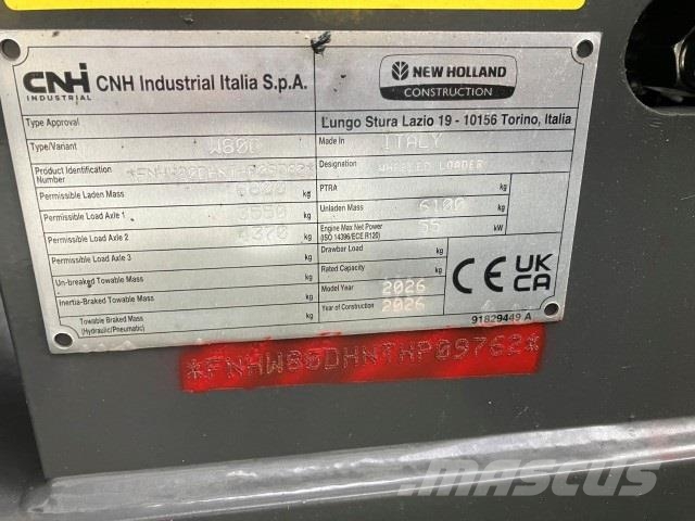 New Holland W80D ST5 HS ZB 휠로우더
