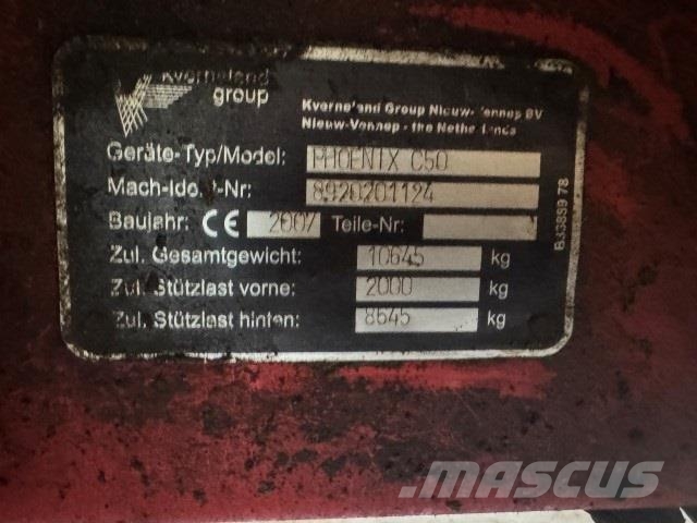 Kverneland RAU PHOENIX C50 Opryskiwacze zaczepiane