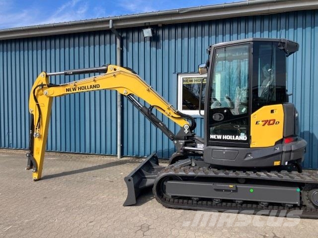 New Holland E70D minigraver Mini ekskavatoriai < 7 t
