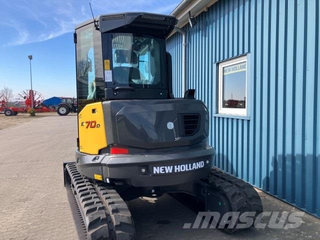New Holland E70D minigraver Mini ekskavatoriai < 7 t
