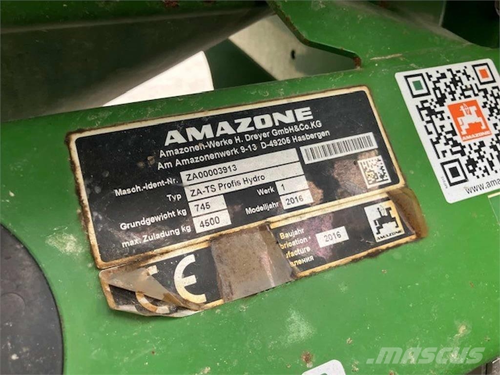 Amazone ZA-TS 4200 Ψεκαστήρες λιπασμάτων