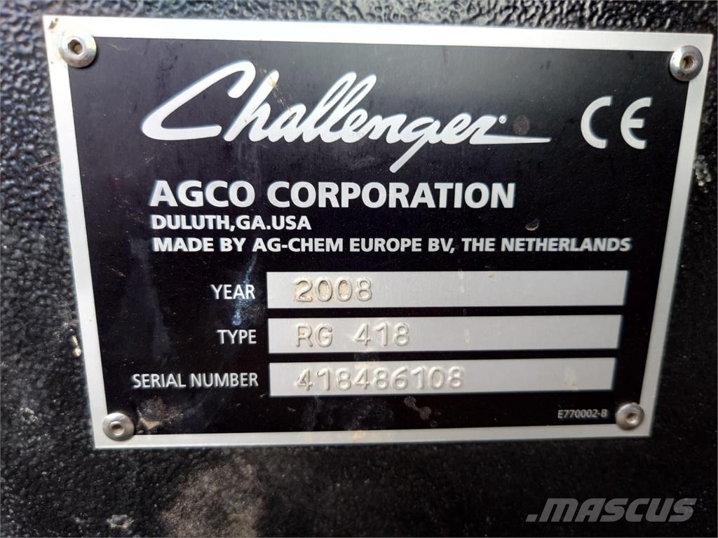 Challenger RG418 Pulverizadores autopropelidos