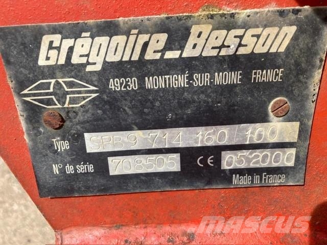  George Besson SPB9 Reversible ploughs