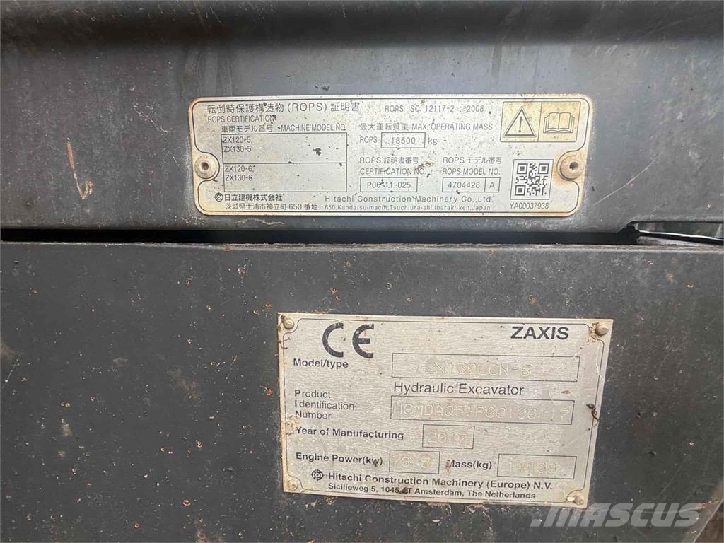 Hitachi ZX130LCN-6 Excavadoras de cadenas