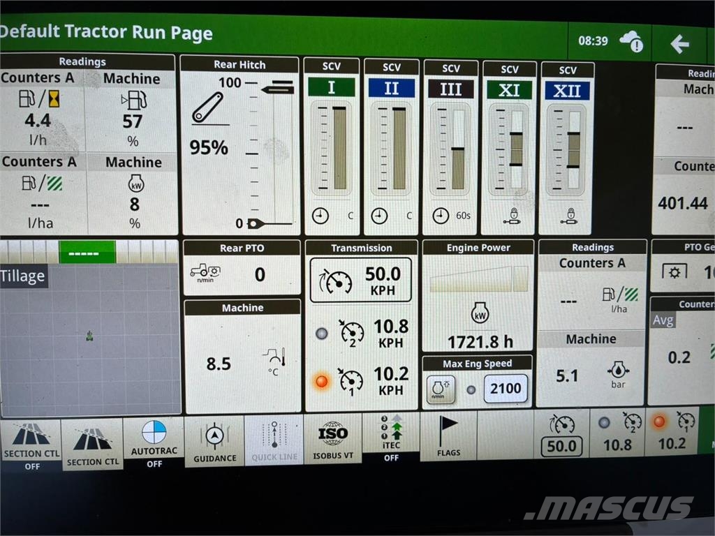 John Deere 6R 185 الجرارات