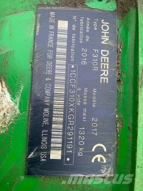 John Deere F310R معدات أخرى لحصاد العلف