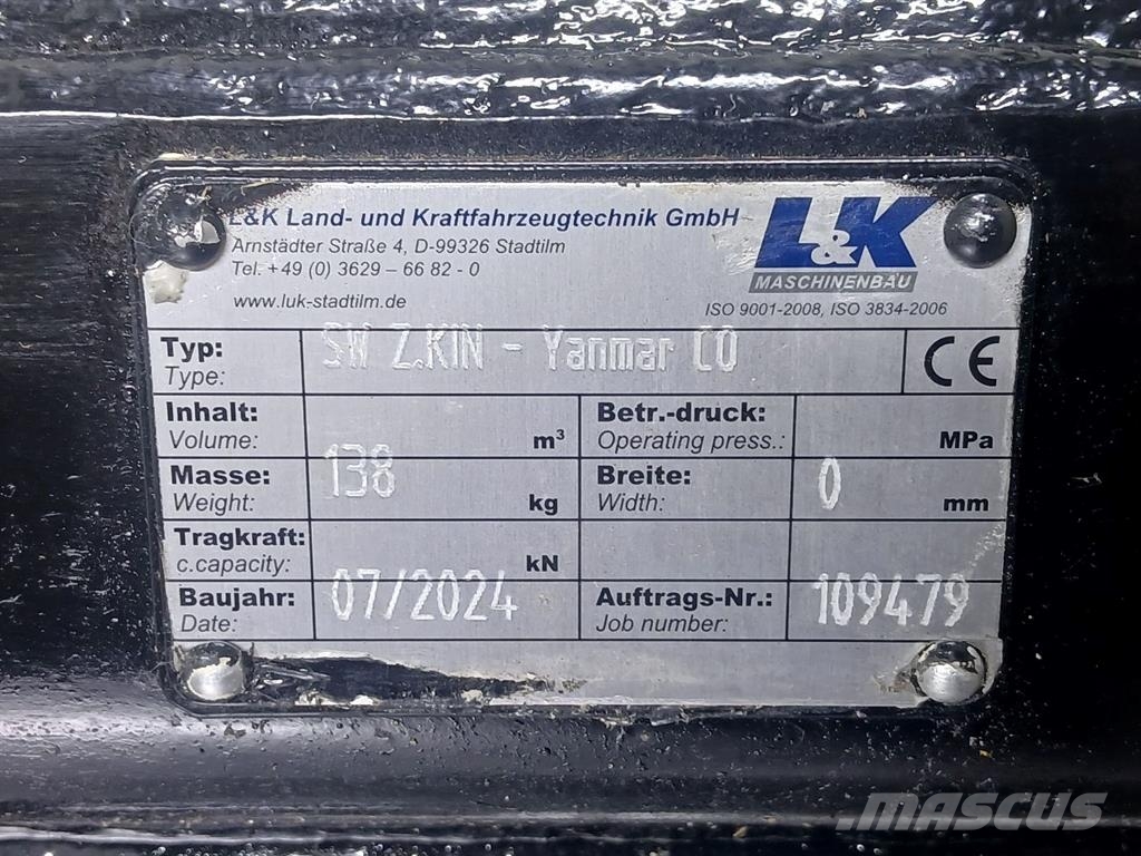 Yanmar 5019000041-Z.KIN-Quick coupler/Schnellwechsler Snelkoppelingen