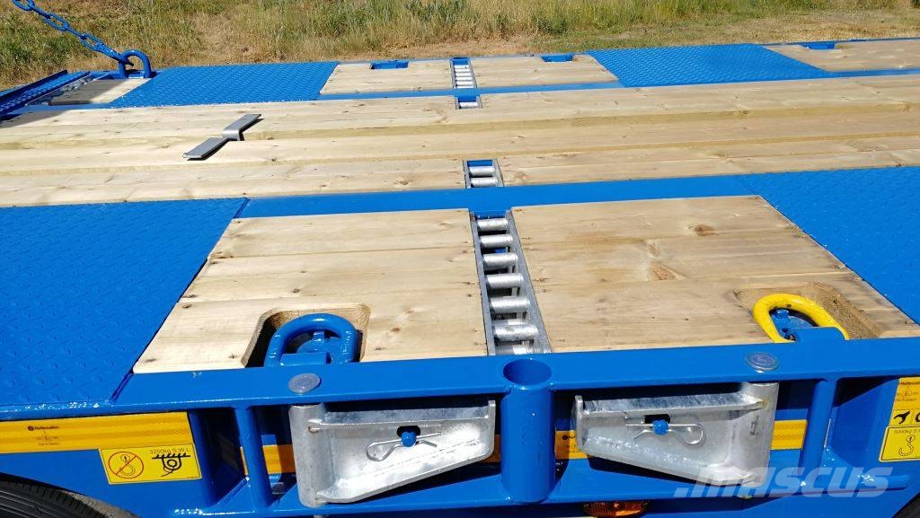 NC 4-axlad Maskinsläp 38T Plataformas bajas