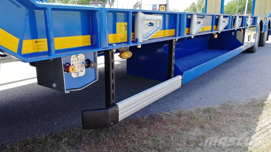 NC 4-axlad Maskinsläp 38T Plataformas bajas
