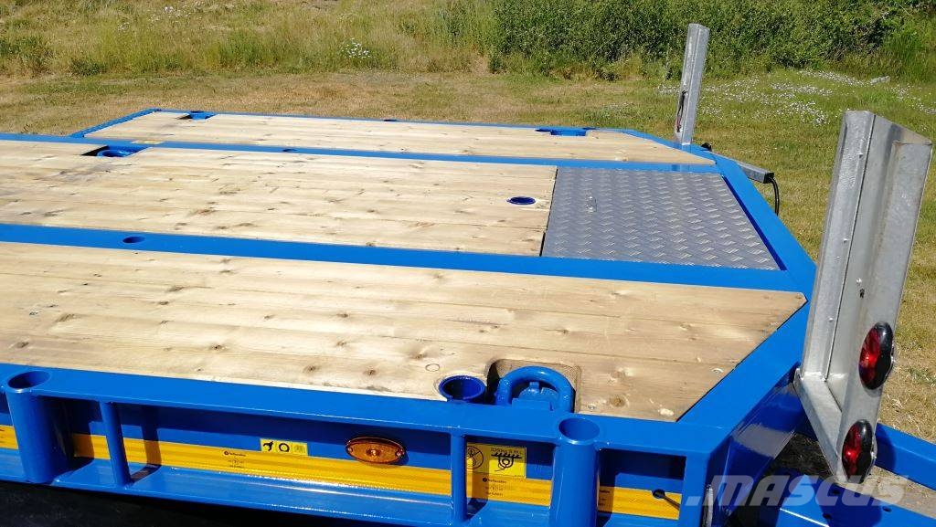 NC 4-axlad Maskinsläp 38T Plataformas bajas