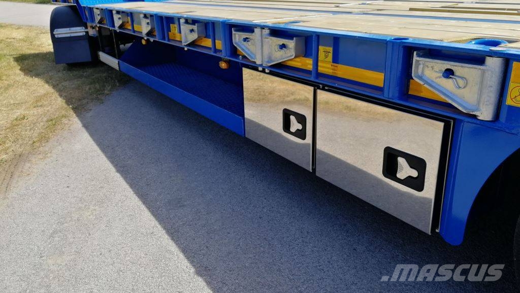 NC 4-axlad Maskinsläp 38T Plataformas bajas