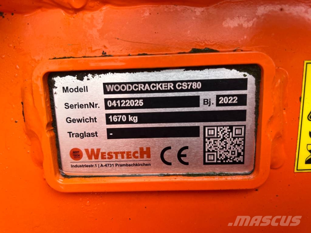 Westtech CS780 / Greifersäge / OQ 70/55 / 2022 / nur 93h Decespugliatrici e trinciatrici idrauliche