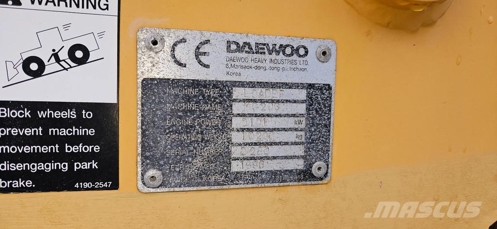 Daewoo Doosan MEGA 200 Chargeuse sur pneus