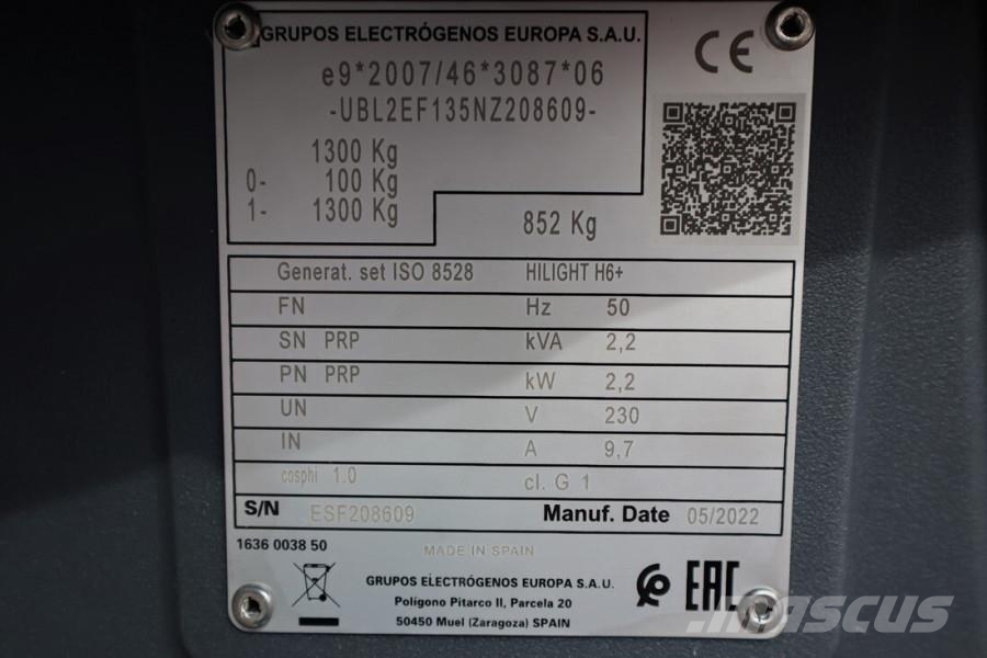 Atlas Copco Hilight H6+ Valid inspection, Max Boom Height 8m, Torres de iluminación