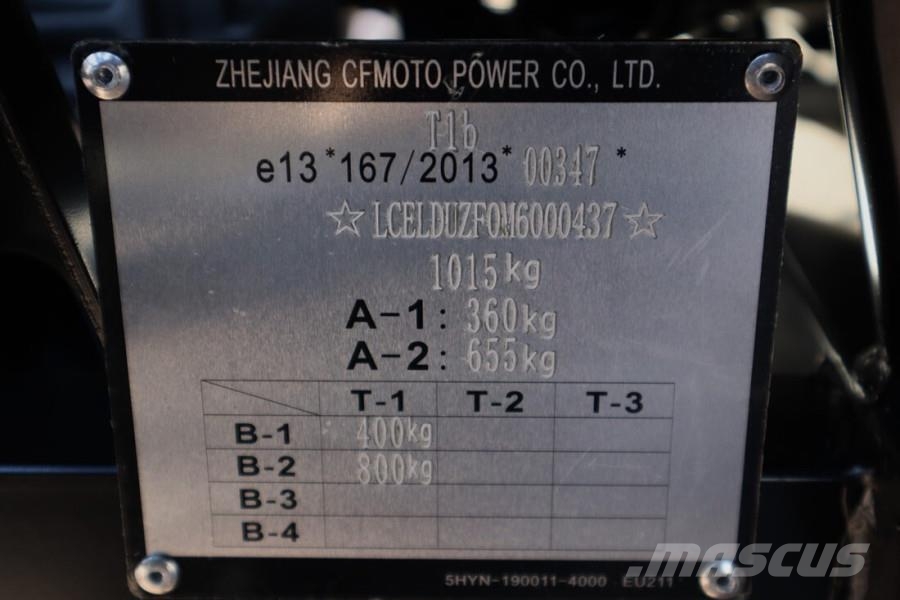 CFMoto UFORCE600 Valid Inspection, Dutch Registration, Dr مركبات لجميع التضاريس