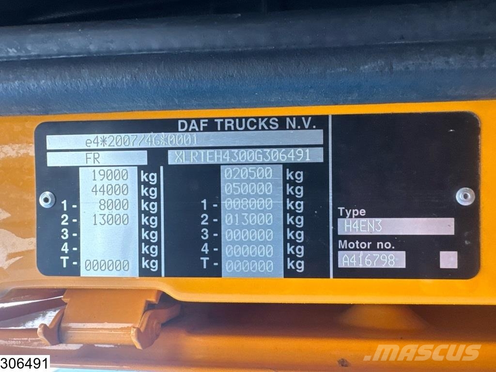 DAF XF 480 EURO 6, ACC, Retarder Tractor Units