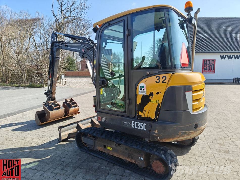 Volvo EC 35 C Mini ekskavatörler, 7 tona dek