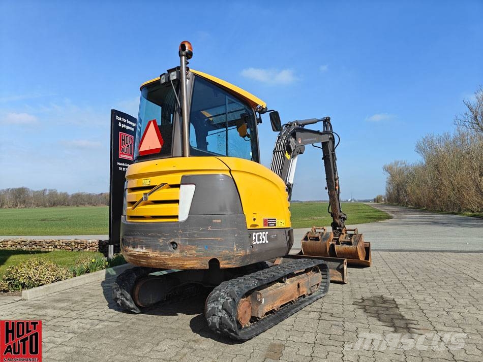 Volvo EC 35 C Mini ekskavatörler, 7 tona dek