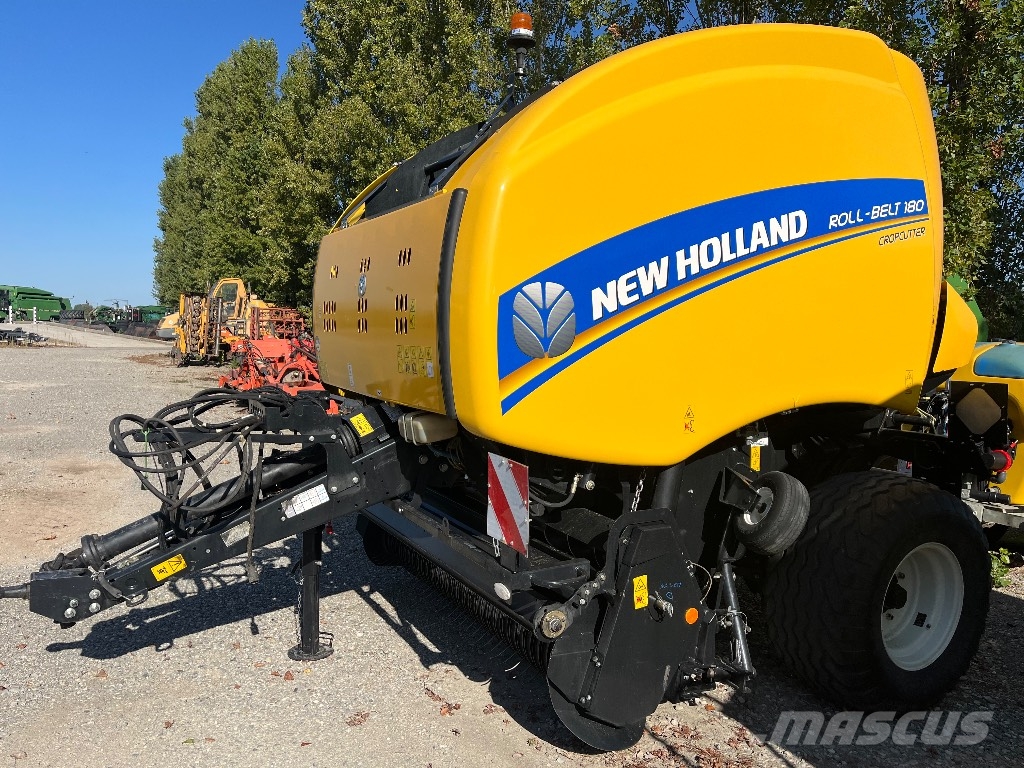New Holland Roll-Belt 180 Cropcutter Prese/balirke za rolo bale