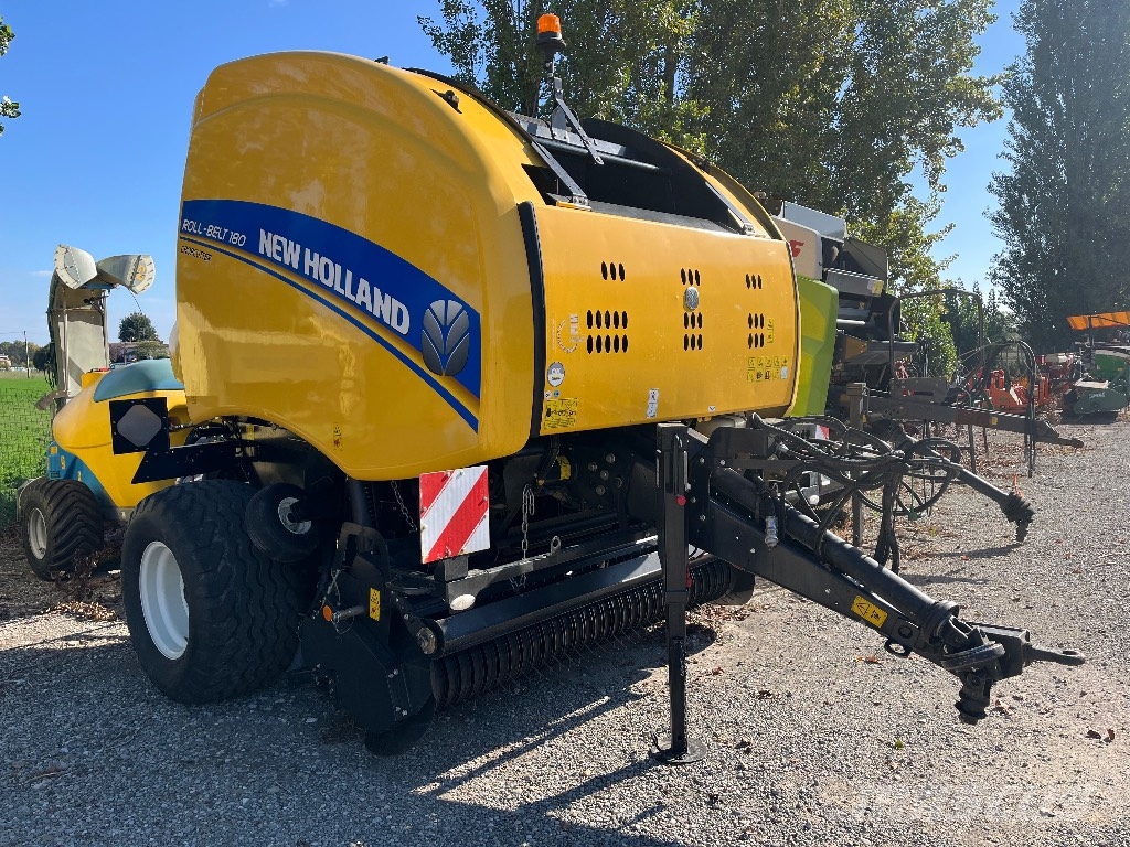 New Holland Roll-Belt 180 Cropcutter Prese/balirke za rolo bale