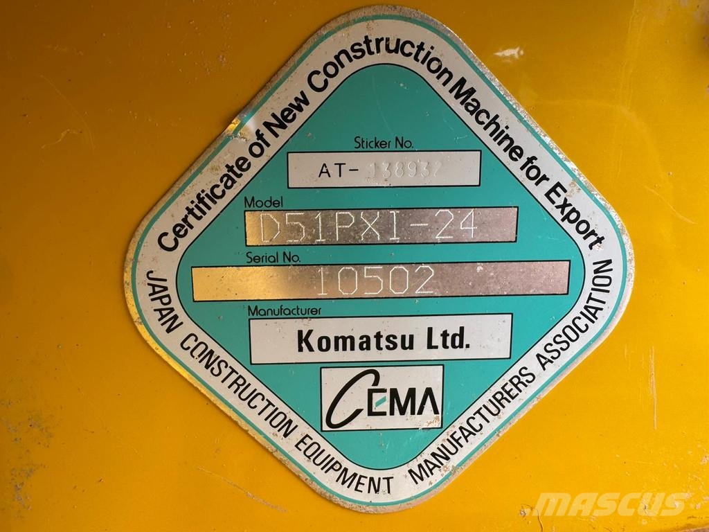 Komatsu D51PXi-24 | TOPCON Bulldozer