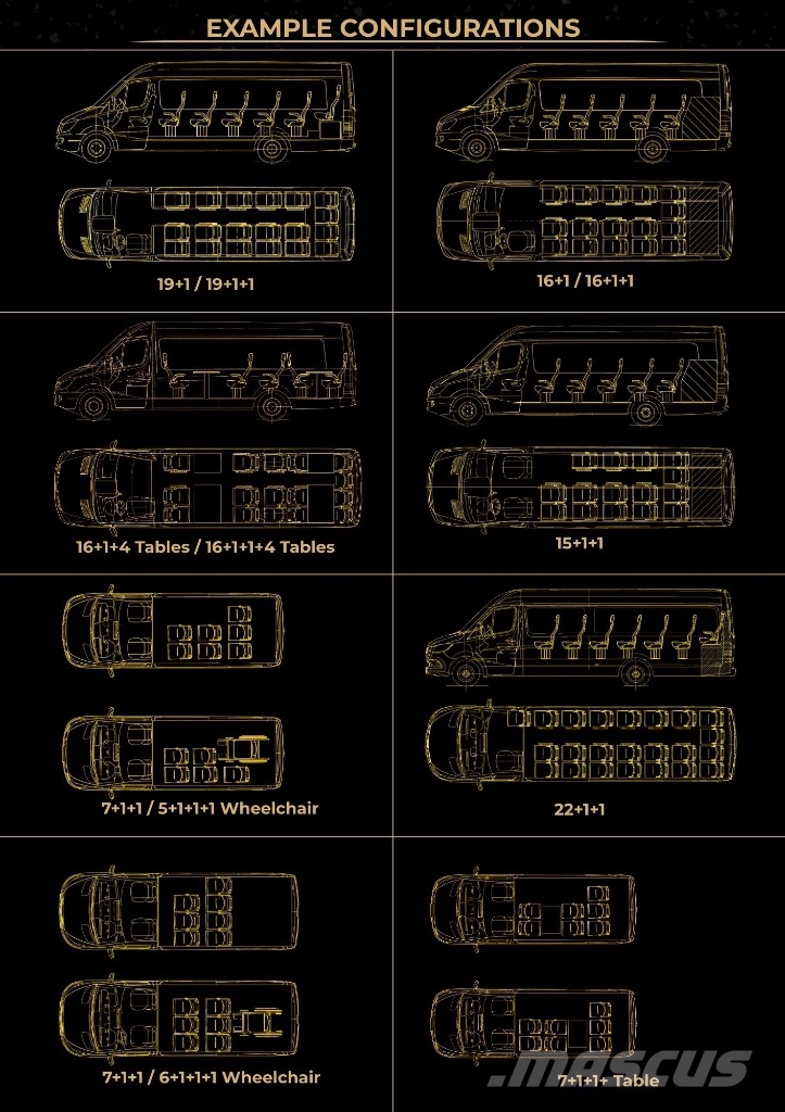 Mercedes-Benz Mercedes-Benz Sprinter 519CDI - Luxury minibus Autobuses tipo pullman