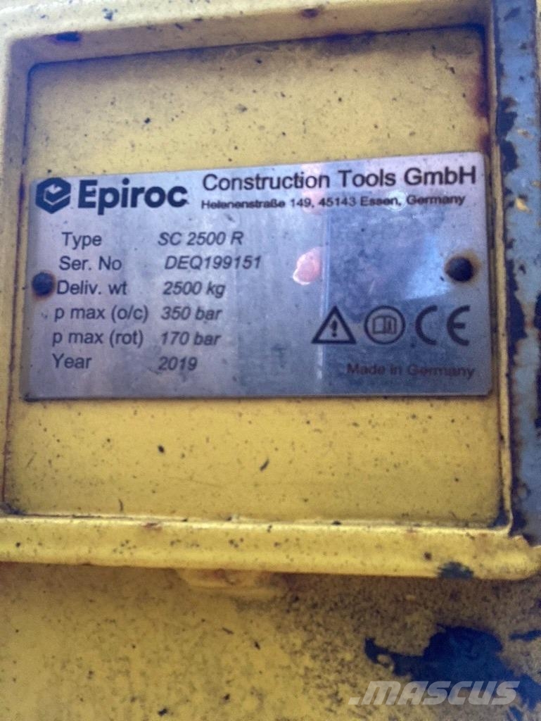 Epiroc SC2500 Schneidwerkzeuge