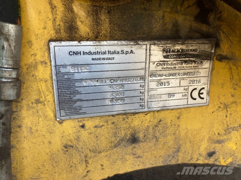 New Holland B 115 C Ekskavaatorlaadurid