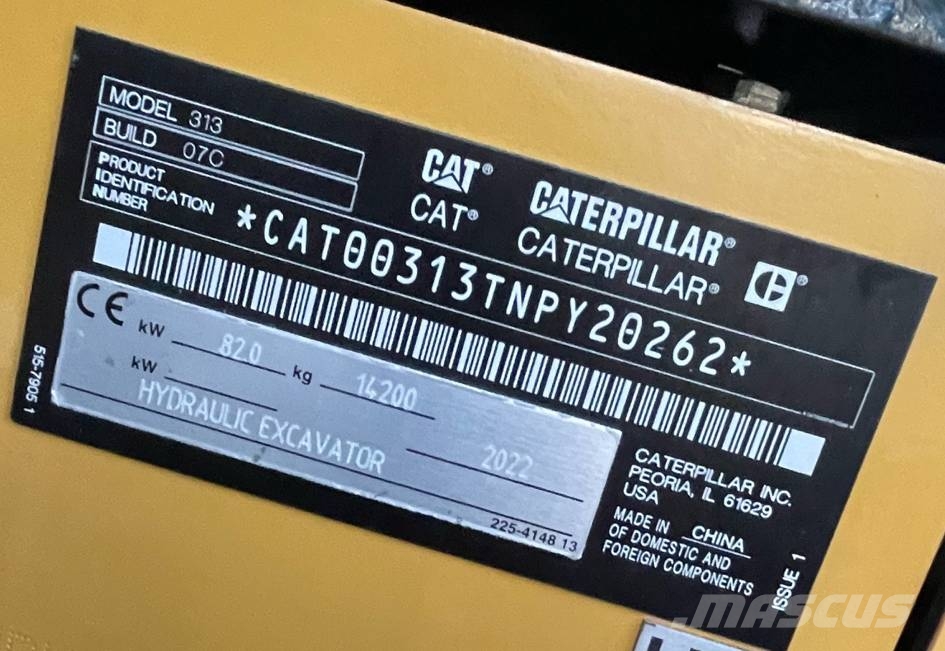 CAT 313 Bandgrävare