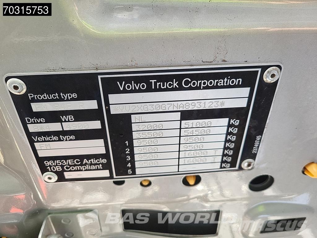 Volvo FMX 500 FMX 8X4 27m3 AJK Pusher 45Tons Payload Min Otros camiones