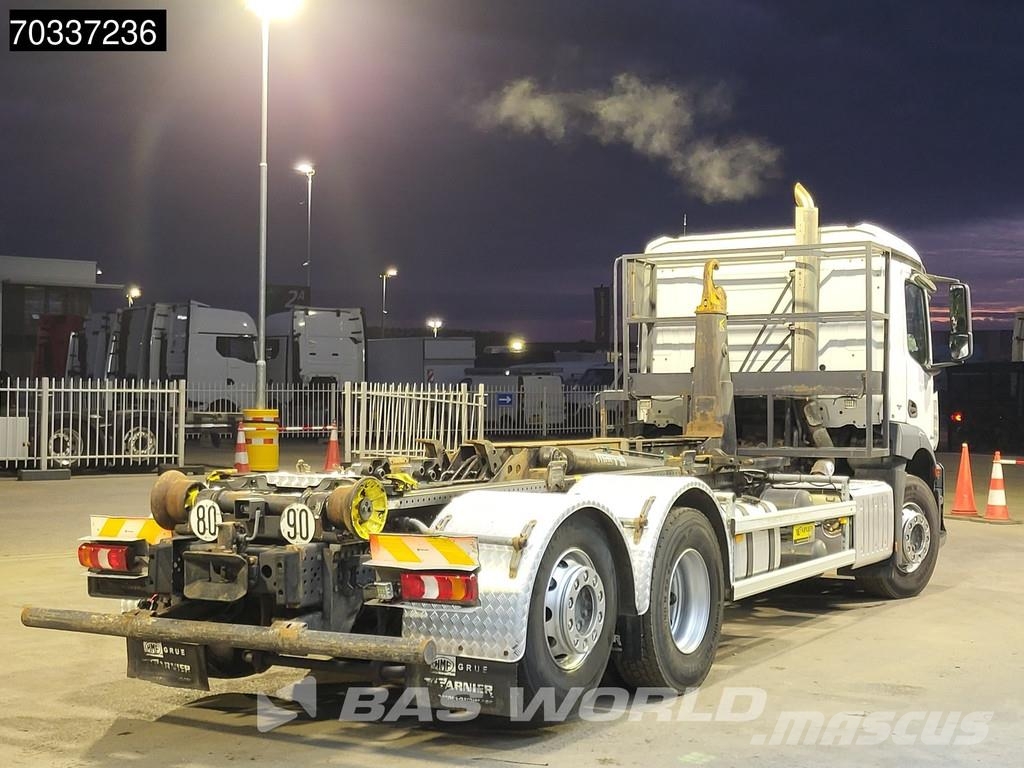 Mercedes-Benz Antos 2543 6X2 Marrel AL 18PA containersystem Lift Sunkvežimiai su keliamuoju kabliu
