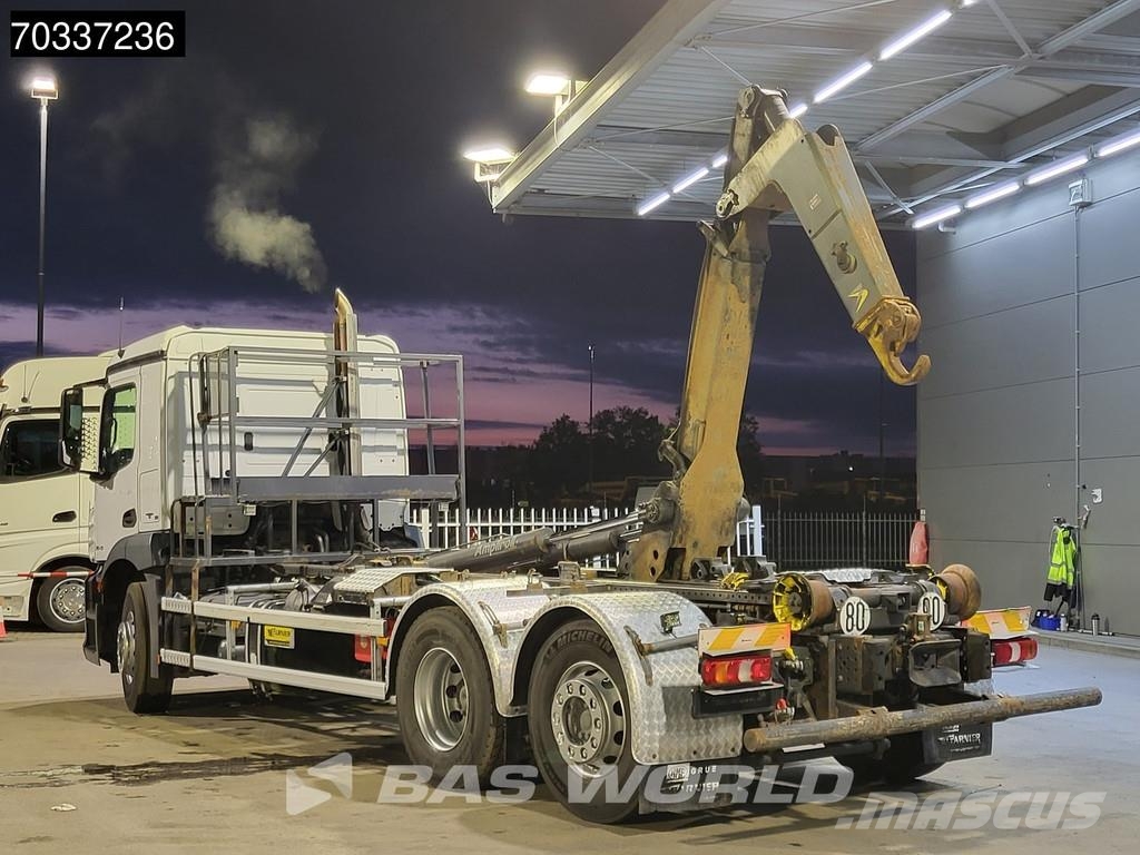 Mercedes-Benz Antos 2543 6X2 Marrel AL 18PA containersystem Lift Sunkvežimiai su keliamuoju kabliu