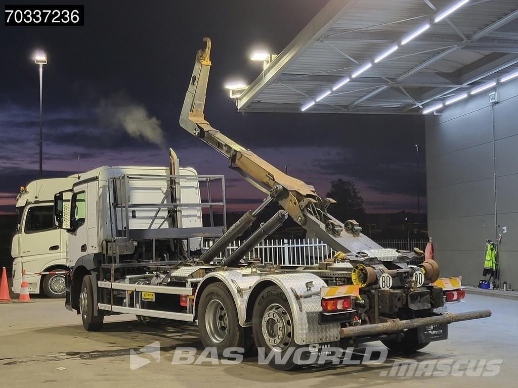 Mercedes-Benz Antos 2543 6X2 Marrel AL 18PA containersystem Lift Sunkvežimiai su keliamuoju kabliu