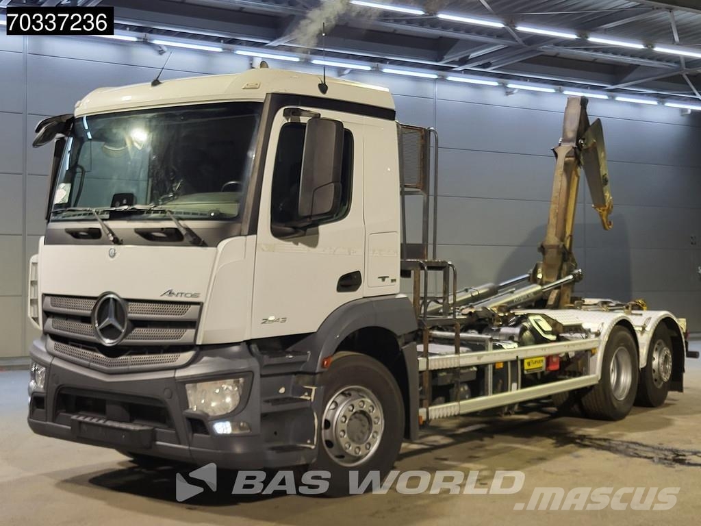 Mercedes-Benz Antos 2543 6X2 Marrel AL 18PA containersystem Lift Sunkvežimiai su keliamuoju kabliu