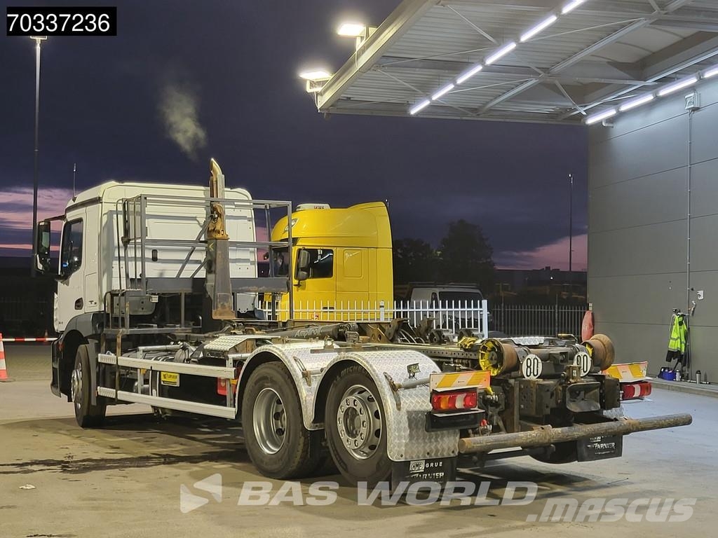 Mercedes-Benz Antos 2543 6X2 Marrel AL 18PA containersystem Lift Sunkvežimiai su keliamuoju kabliu
