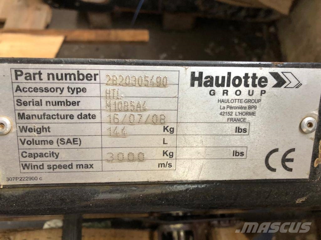 Haulotte Lasthaken 3t, Auslage 1m, HTL 40.. Andere Zubehörteile