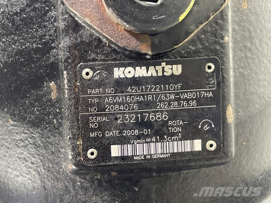 Komatsu WA80-Rexroth A6VM160HA1R1/63W-Drive motor/Rijmotor 유압식 기계
