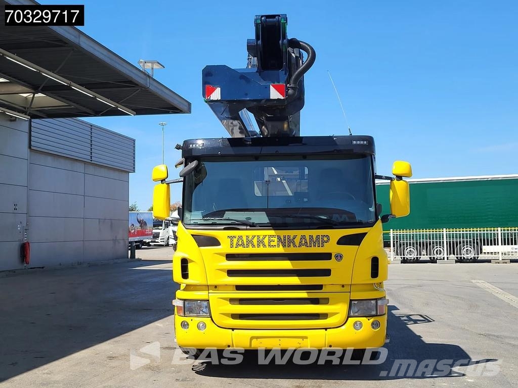 Scania P280 P 4X2 45 meter Wumag-Palfinger WT450 Hubarbei Kranen voor alle terreinen