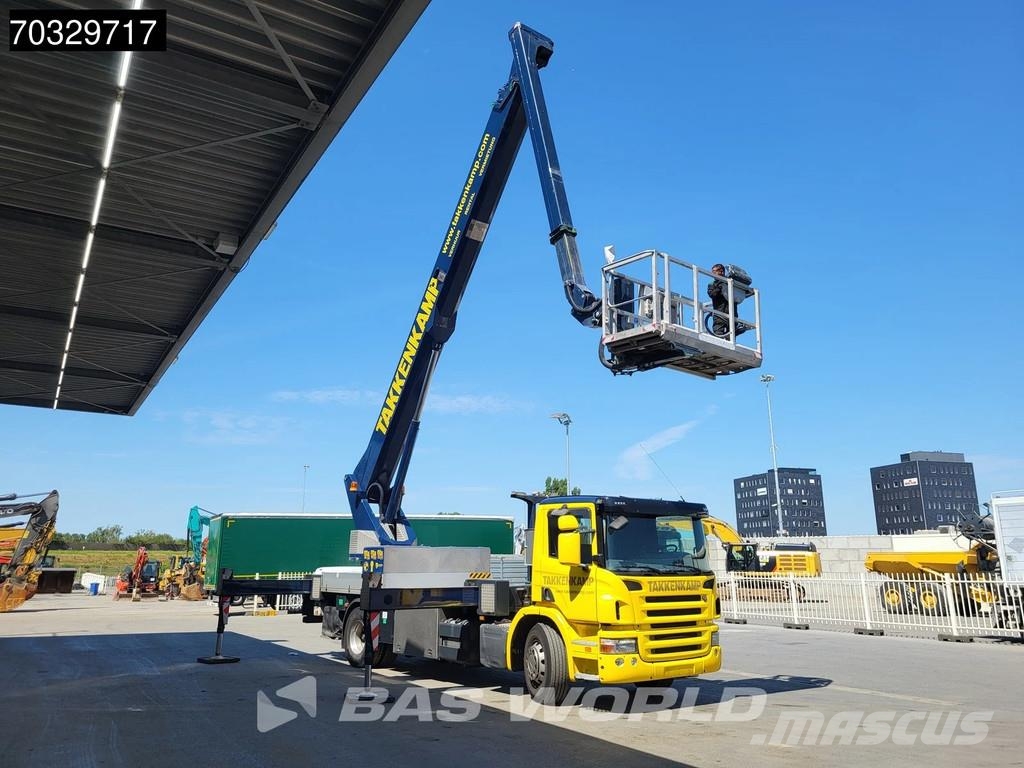 Scania P280 P 4X2 45 meter Wumag-Palfinger WT450 Hubarbei Kranen voor alle terreinen
