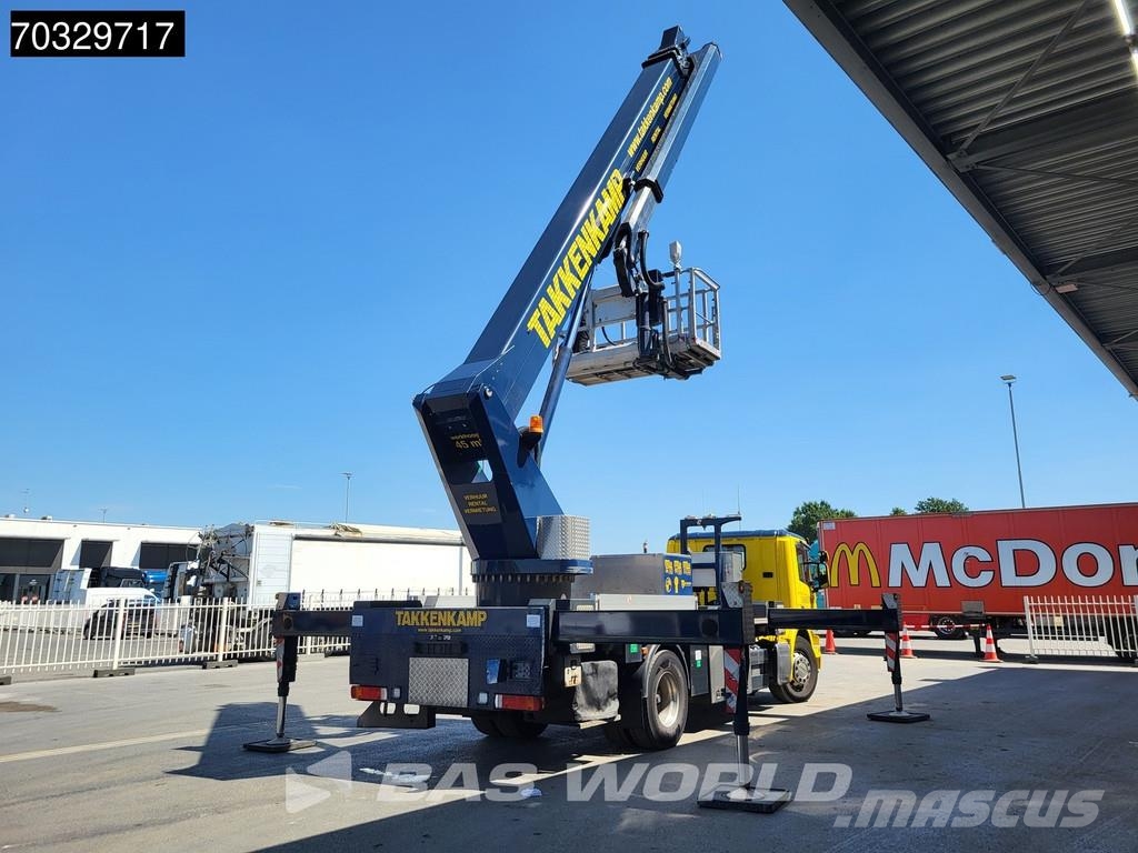 Scania P280 P 4X2 45 meter Wumag-Palfinger WT450 Hubarbei Kranen voor alle terreinen