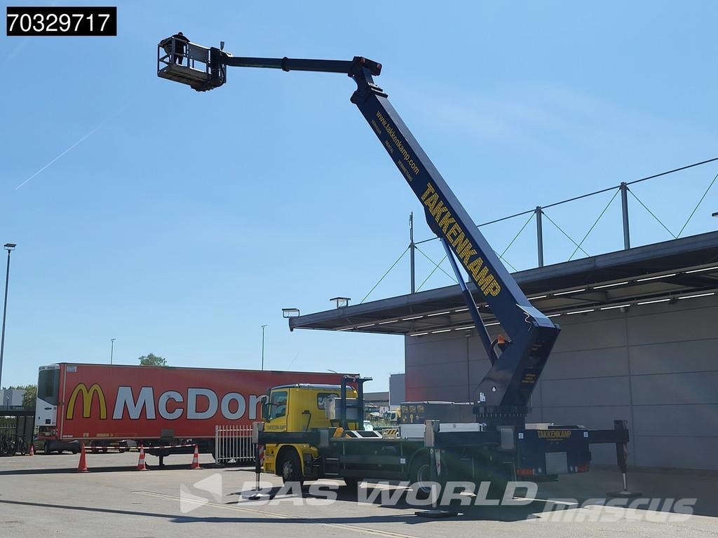 Scania P280 P 4X2 45 meter Wumag-Palfinger WT450 Hubarbei Kranen voor alle terreinen