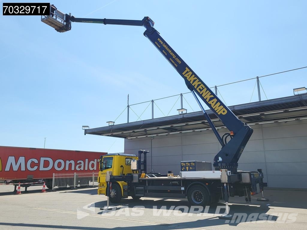 Scania P280 P 4X2 45 meter Wumag-Palfinger WT450 Hubarbei Mobiilinosturit
