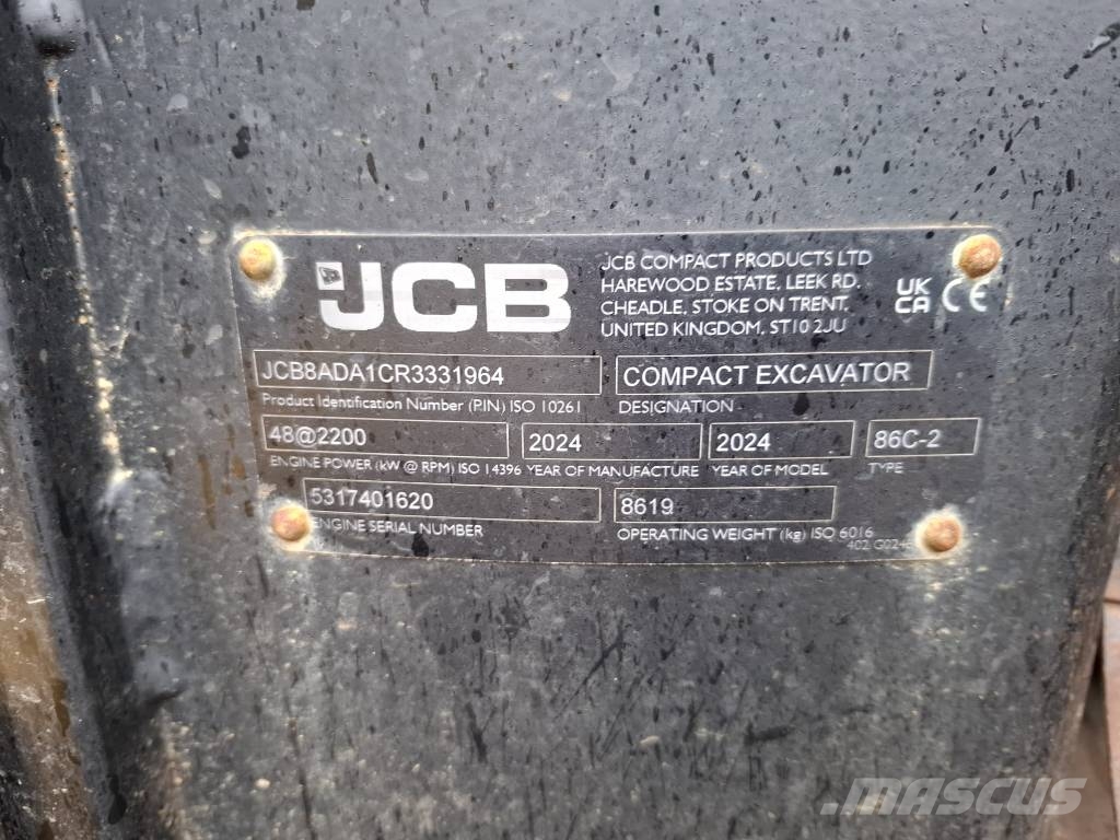 JCB 86 C-2 Crawler excavators
