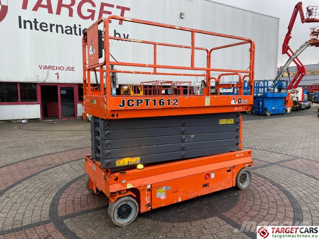 Dingli JCPT1612DC Electric Scissor Work Lift 1570cm Piattaforme a pantografo