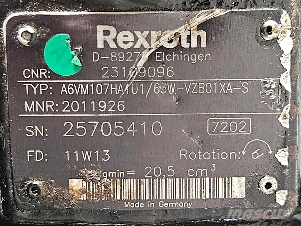 Ahlmann AX1000-23109096-Rexroth A6VM107-Drive motor Hidraulice