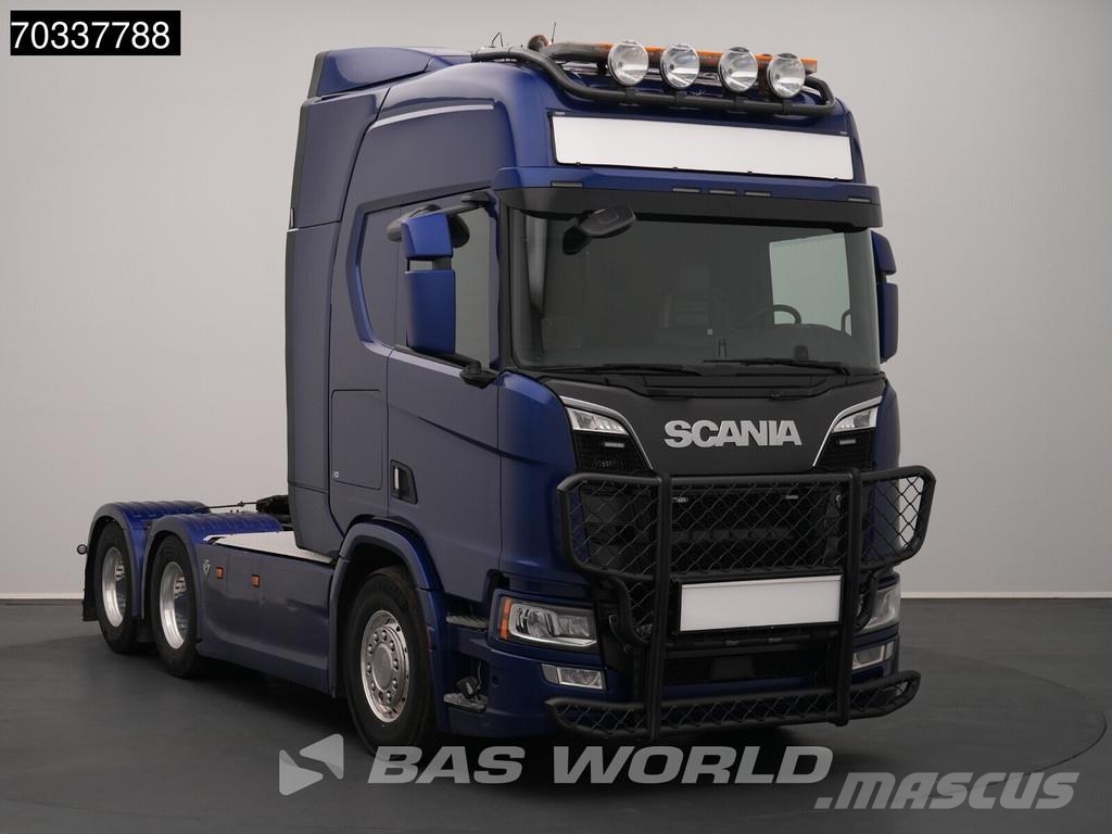 Scania R580 R 6X4 Full-Air Retarder Leder Alcoa's Navi AC وحدات الجر