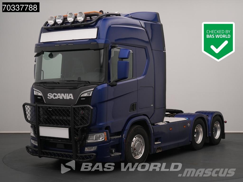 Scania R580 R 6X4 Full-Air Retarder Leder Alcoa's Navi AC وحدات الجر