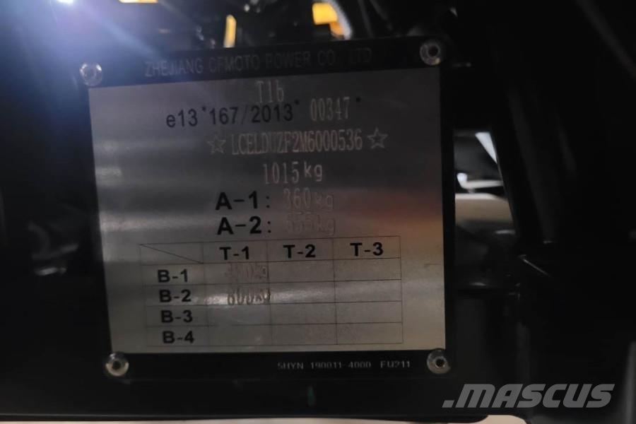 CFMoto UFORCE600 Valid Inspection, *Guarantee! Dutch Regi Visurgājēji