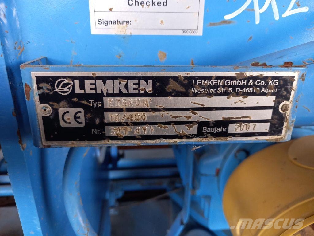 Lemken ZIRKON 10/400 Rotorkopeggen / rototillers